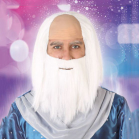 Perruque avec barbe Blanche 55,99 €