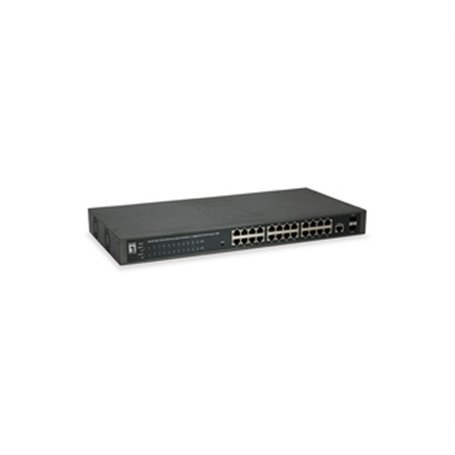 LevelOne GEP-2652 commutateur réseau Géré L2 Gigabit Ethernet (10/100/1000) Connexion Ethernet