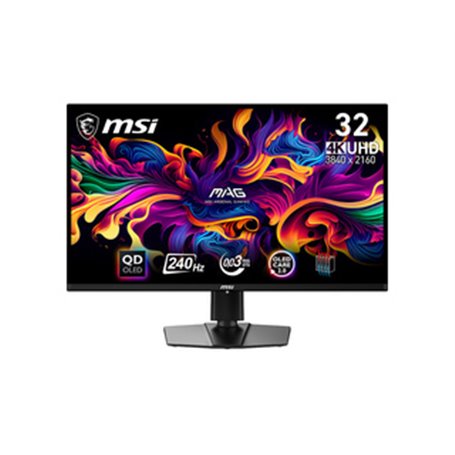 MSI MAG 321UPX QD-OLED écran plat de PC 80 cm (31.5") 3840 x 2160 pixels 4K Ultra HD QDOLED Noir