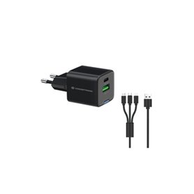 Conceptronic ALTHEA16B chargeur d'appareils mobiles Universel Noir Secteur Charge rapide Intérieure