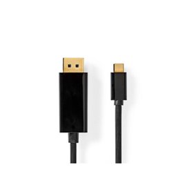 Nedis CCGL64352BK20 câble vidéo et adaptateur 2 m USB Type-C DisplayPort Noir