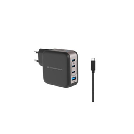 Conceptronic ALTHEA18B chargeur d'appareils mobiles Universel Noir Secteur Charge rapide Intérieure