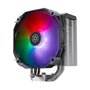 Silverstone SST-ARV140-ARGB système de refroidissement dordinateur Processeur Refroidisseur d'air 14 cm Noir
