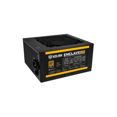 Kolink Enclave unité d'alimentation d'énergie 700 W 20+4 pin ATX ATX Noir