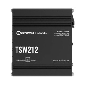 Teltonika TSW212 Géré L2 Gigabit Ethernet (10/100/1000) Noir