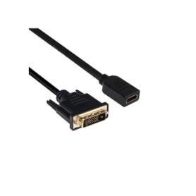 CLUB3D DVI to HDMI 1.4 Cable M/F 2m/6.56ft Bidirectional