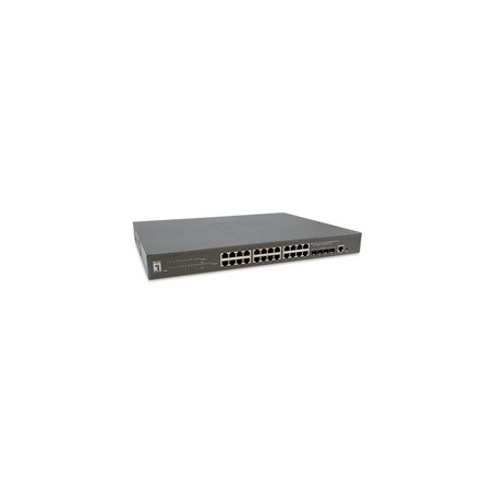 LevelOne GTP-2871 commutateur réseau Géré L3 Gigabit Ethernet (10/100/1000) Connexion Ethernet