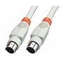 Lindy 8 Pin Mini DIN Cable 2 m câble parallèle Gris