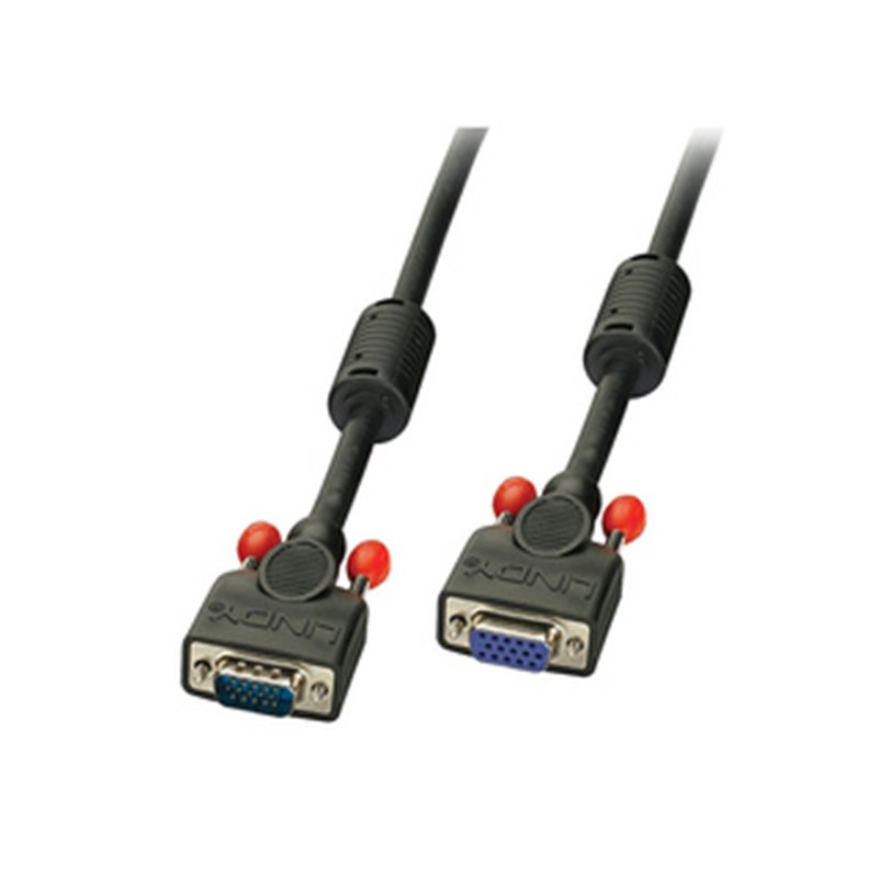 Lindy 36391 câble VGA 0,5 m VGA (D-Sub) Noir