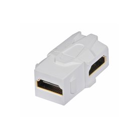 Lindy 60490 câble vidéo et adaptateur HDMI Blanc