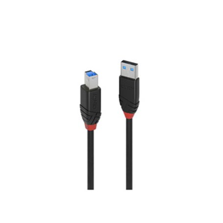 Lindy 43227 câble USB 10 m USB 3.2 Gen 1 (3.1 Gen 1) USB A USB B Noir