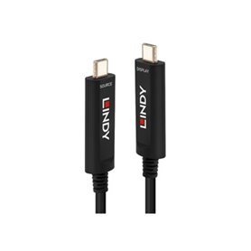 Lindy 38503 câble USB 15 m USB C Noir