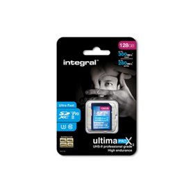 Integral UltimaPro X2 128GB SDXC UHS-II U3 V90 - 300-280 MB/s 128 Go