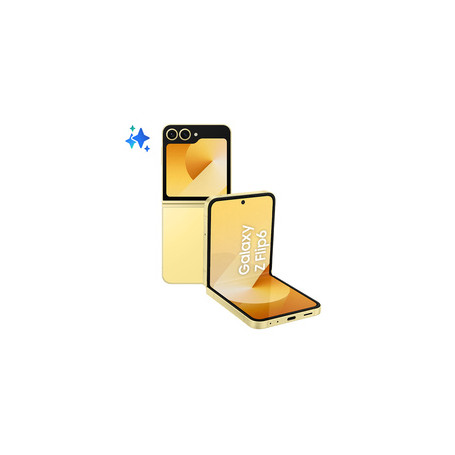 Samsung Galaxy Z Flip6 SM-F741B 17 cm (6.7") Double SIM Android 14 5G USB Type-C 12 Go 256 Go 4000 mAh Jaune