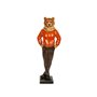 Figurine Décorative Romimex Rouge Résine Tigre 14 x 37 x 10 cm