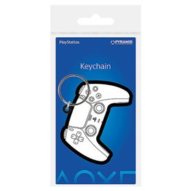 Porte-clés Playstation Studios RK39364C 6 cm Blanc
