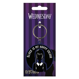 Porte-clés Wednesday MY HAPPY COLOUR Noir
