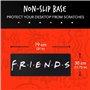 Tapis Gaming Friends PP8827FR 30 x 80 cm Noir