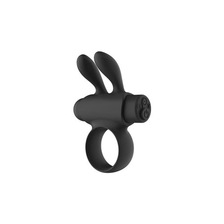 Bague Pénis gélée Lapin Diversual Noir