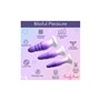 Plug Anal XR Violet Silicone Lot 3 Pièces