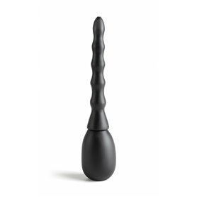 Poire Butt Plug extensible Virgite Noir 150 ml