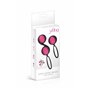 Kit de Poids Vaginaux Kegel Yoba Silicone Noir Rose 2 Pièces