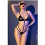 Ensemble de Lingerie Chilirose Noir S/M