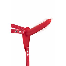 Gode ceinture Fetish Tentation Rouge Silicone