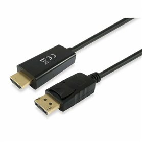 Equip 119390 câble vidéo et adaptateur 2 m DisplayPort HDMI Noir