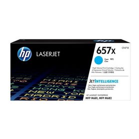 HP Cartouche de toner cyan 657X LaserJet grande capacité authentique