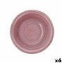 Saladier Quid Vita Peoni Céramique Rose (6 Unités) (Pack 6x)