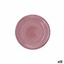 Assiette à dessert Quid Vita Peoni Rose Céramique 19 cm (12 Unités)