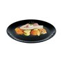 Assiette plate Luminarc Pampille Noir verre (25 cm) (24 Unités)