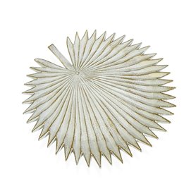 Centre de Table Versa Blanc 37 x 3 x 37 cm