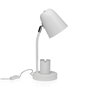 Lampe de bureau Versa Blanc Métal 18 x 40 x 14 cm