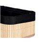 Organisateurs Lot Noir Naturel Bambou 31 x 12 x 21 cm (4 Unités)