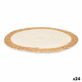 Dessous de plat Blanc Coton Algues marines (24 Unités)