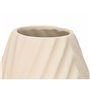 Vase Beige Céramique 21 x 31 x 21 cm (4 Unités) Rayures