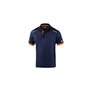 Polo à manches courtes homme Sparco TW Bleu Orange Bleu foncé