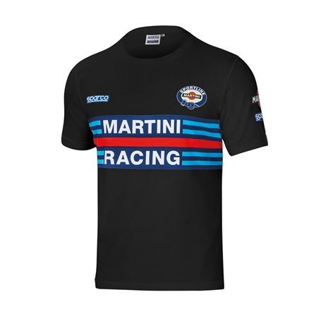 T-shirt à manches courtes homme Sparco Martini Racing Noir XXL