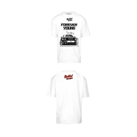 T-shirt à manches courtes homme Radikal Revolution FOREVER YOUNG Blanc M