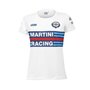 T-shirt à manches courtes femme Sparco Martini Racing Blanc