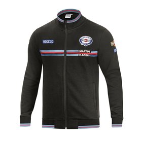 Sweat à capuche homme Sparco Martini Racing Noir