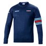 Sweat sans capuche homme Sparco Martini Racing Bleu foncé