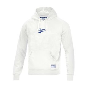 Sweat à capuche homme Sparco VINTAGE Blanc L