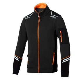 Veste de Sport pour Homme Sparco Noir Orange