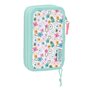 Plumier double Peppa Pig Cosy corner Bleu (28 Pièces)