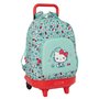 Cartable à roulettes Hello Kitty Sea lovers Turquoise 33 X 45 X 22 cm