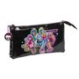 Trousse d'écolier Monster High Noir 22 x 12 x 3 cm