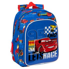 Cartable Cars Race ready Bleu 27 x 33 x 10 cm